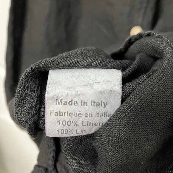 Elegant Black Button-Down Dress - Picture 6 of 7